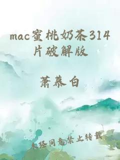 mac蜜桃奶茶314片破解版