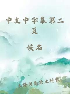 中文中字幕第二页